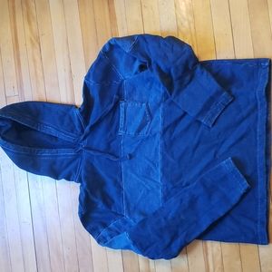 Men's Gap Hoodie color denim blue hoodie small